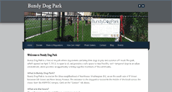 Desktop Screenshot of bundydogpark.org