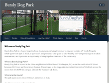 Tablet Screenshot of bundydogpark.org